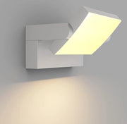 Lampada a LED per interni ed esterni, impermeabile, pannello rotativo, 1500 lumen, bianco caldo