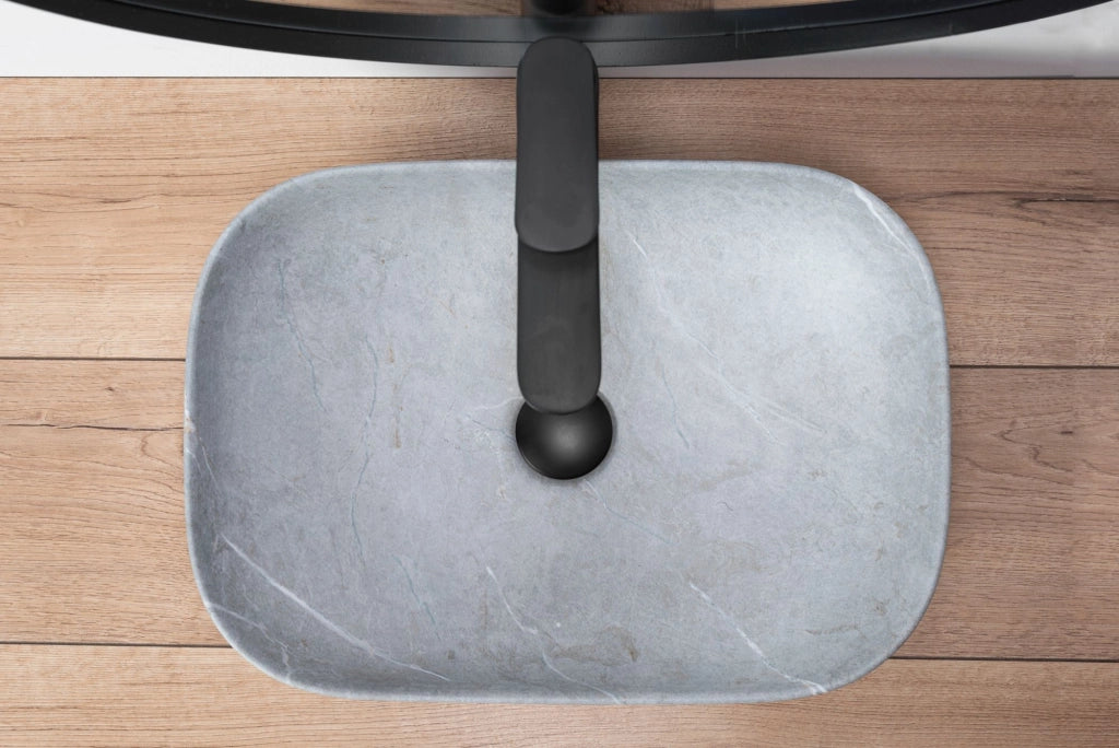 Lavabo Da Appoggio Rea Livia Grey