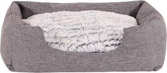 Pavimento per cani, Materiale morbido, Superficie antiscivolo, Dimensioni M 80 x 60 cm, Colore grigio