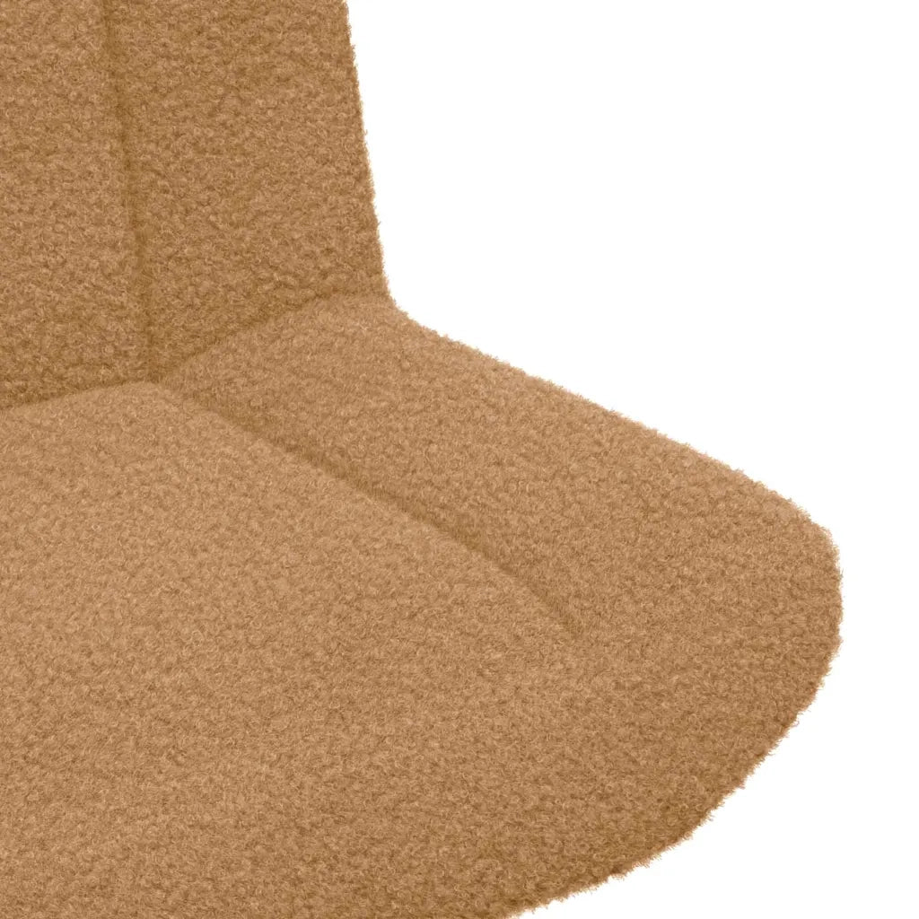 vidaXL Sedia girevole Beige 63 x 75 x 76 cm Tessuto