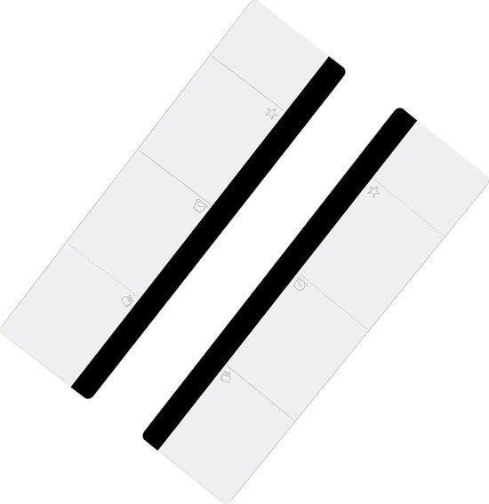 Bordo di notizie per monitor - pannello acrilico per monitor - notaio adesivo - accessori per scrivania - bacheca per messaggi.