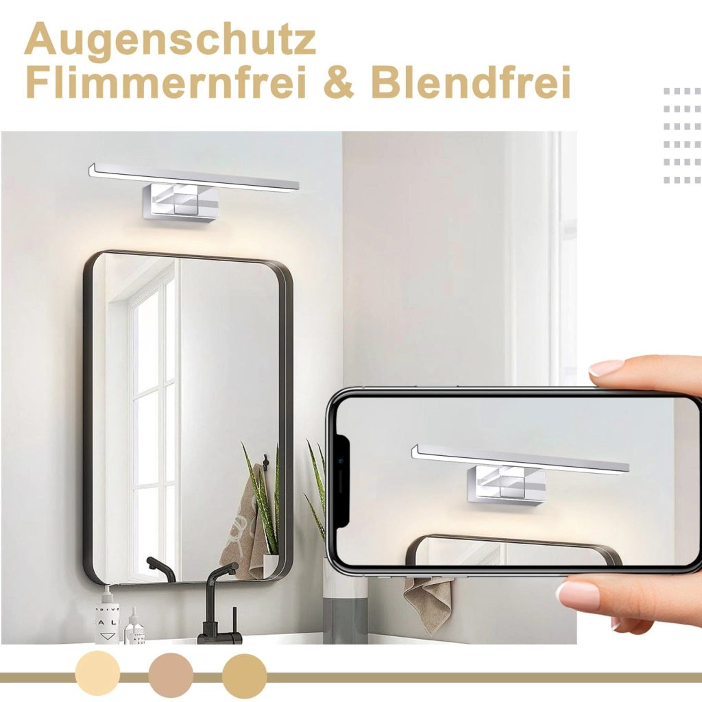 ZMH Lampada da specchio a LED per bagno 30cm