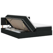 Letto con Contenitore con testiera 2 pcs Nero Pelle Sintetica 3458897
