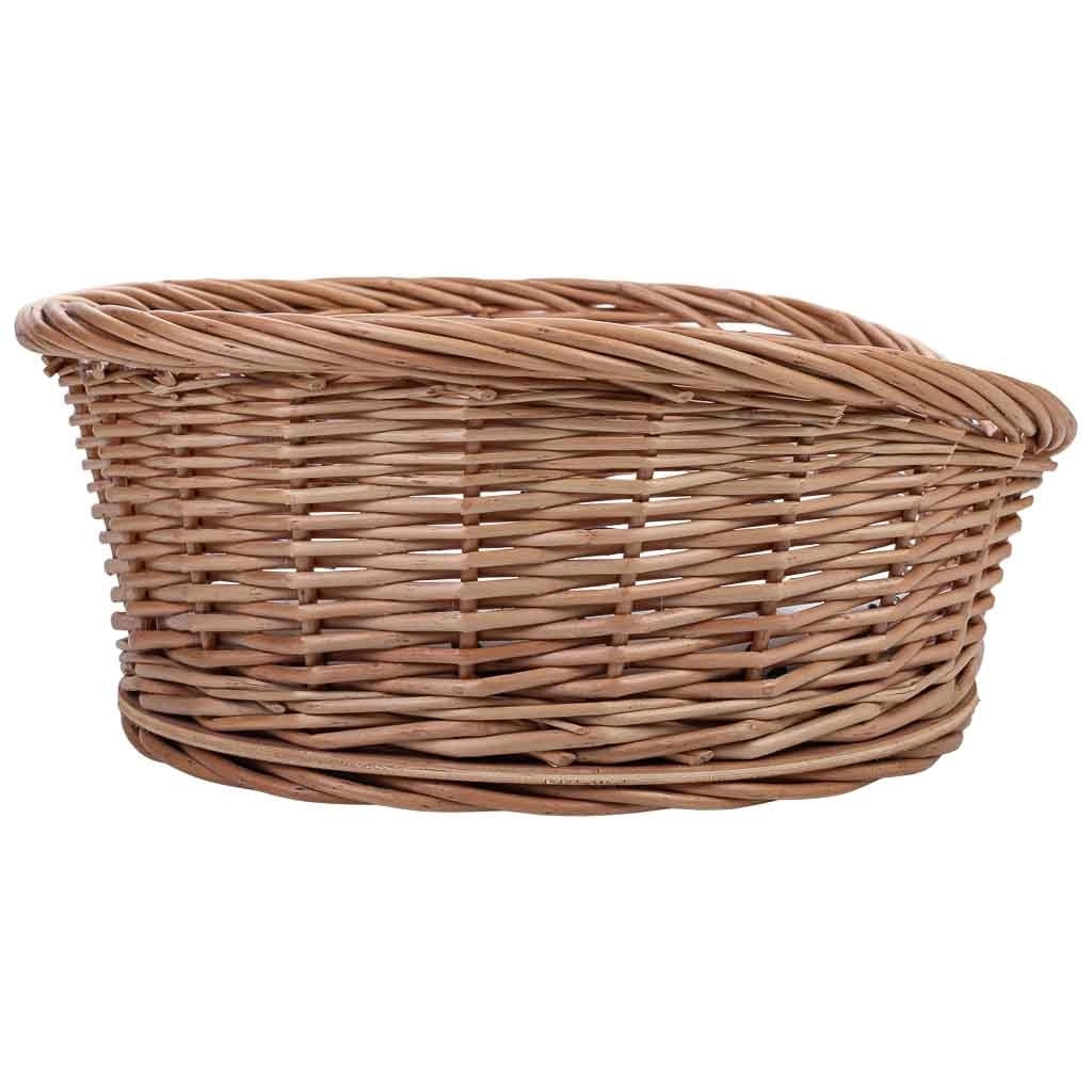 Cuccia in vimini per animali 50x40x11/16h cm