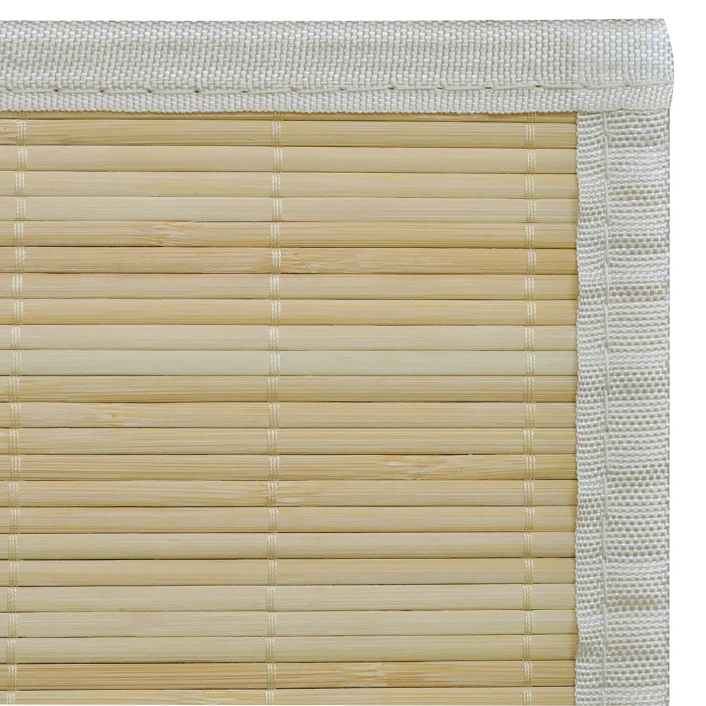 Tappeto del soggiorno | Tappeto Rettangolare in Bamb¨´ Naturale 80 x 300 cm