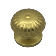 Pomolo fisso per porta SAGUATTI 161/70BB in alluminio oro lucido