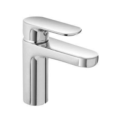 Miscelatore lavabo in ottone cromato con piletta click clack Kreo