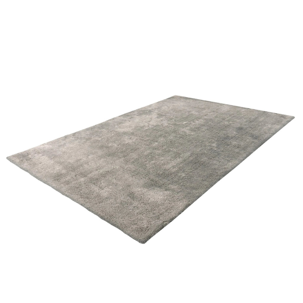 Tappeto Shaggy Bali 100 in Grigio Argento Soft-Touch