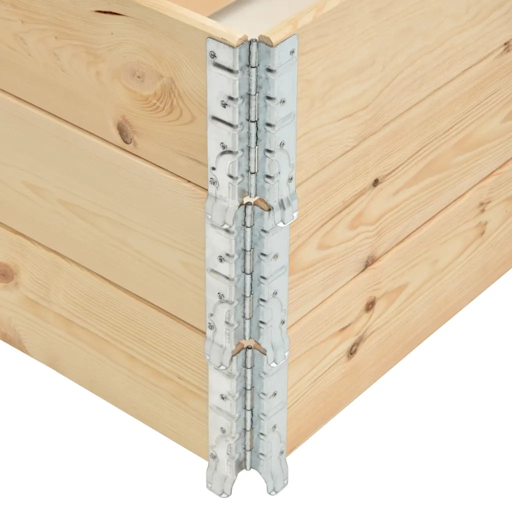 Fioriere Rialzate 3 pz 50x100 cm in Legno Massello di Pino cod mxl 67078