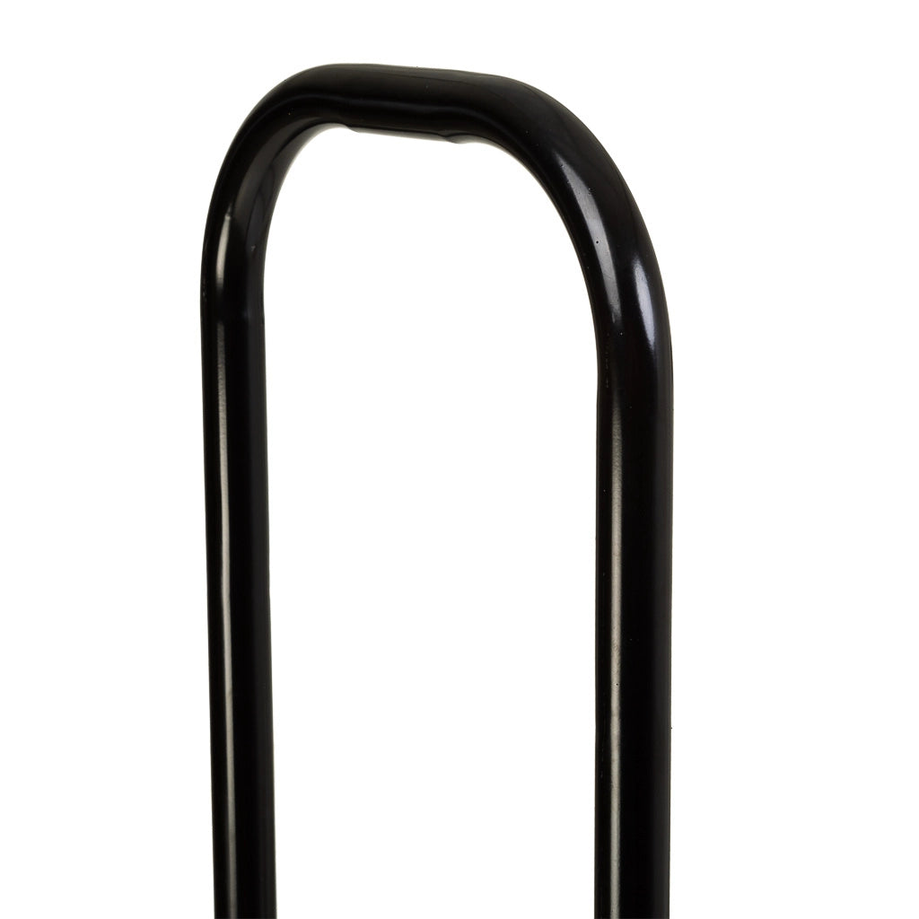 Portalegna in metallo nero 124x34x124h cm