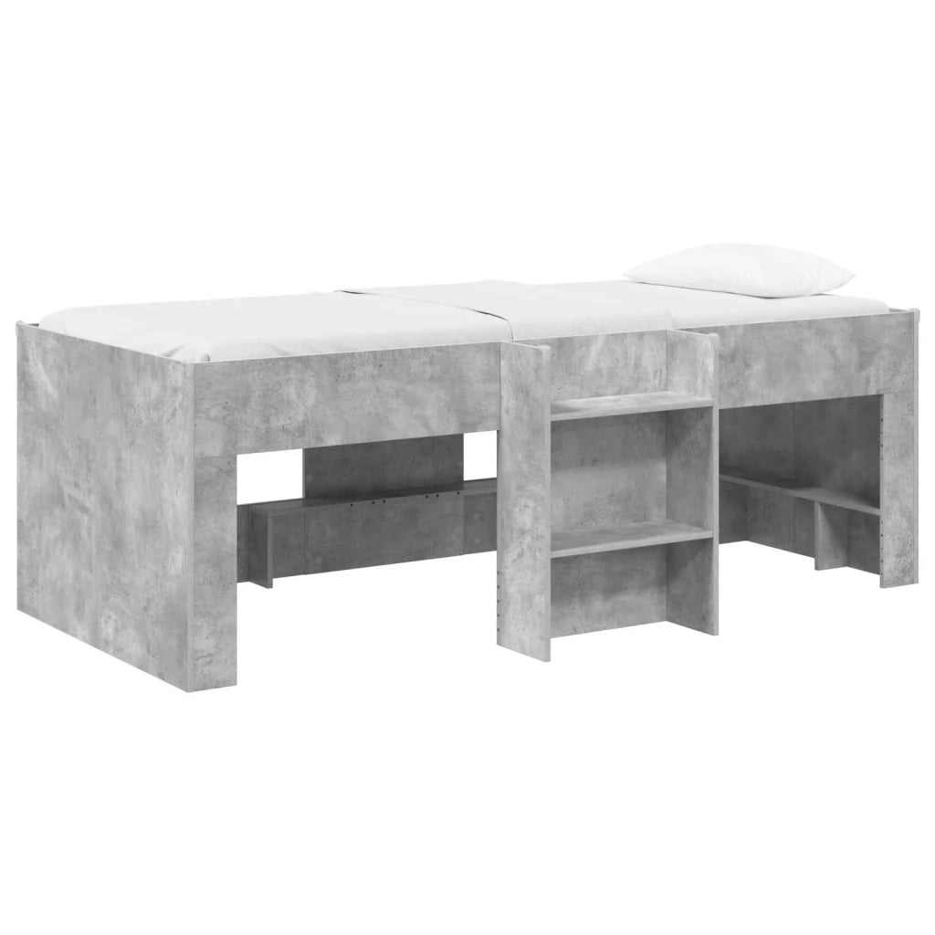Letto Alto per Bambini Grigio Cemento 80 x 200 cm 3422550