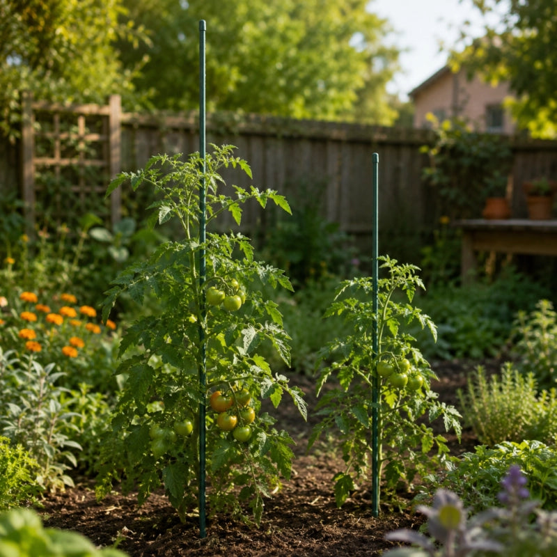 Pali di supporto per piante di pomodoro KADAX, 120 + 150 cm, 11 mm, 20 pezzi