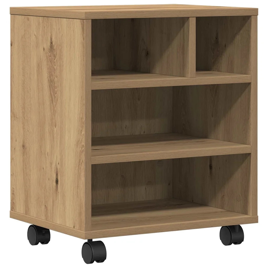 Supporto per Stampante rovere artigianale 41 x 32 x 48 cm 862280