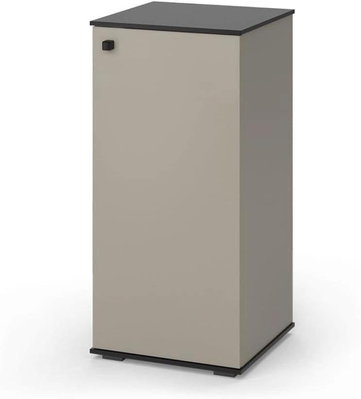Mobiletto midi Joli, Grigio, 37 x 78 cm, adatto al montaggio a parete per riporre accessori da bagno