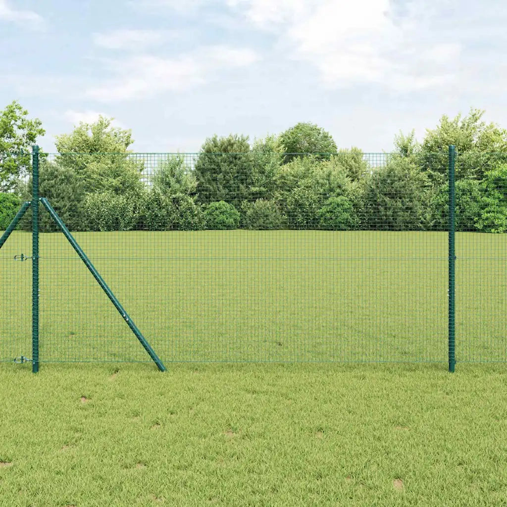 Palo della recinzione | Pannello per recinzione Acciaio e PVC Verde