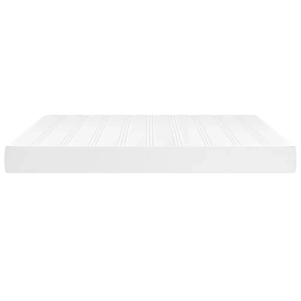 Materasso a Molle Insacchettate Rigidità Media Bianco 180x200x20 cm in Similpelle 347843