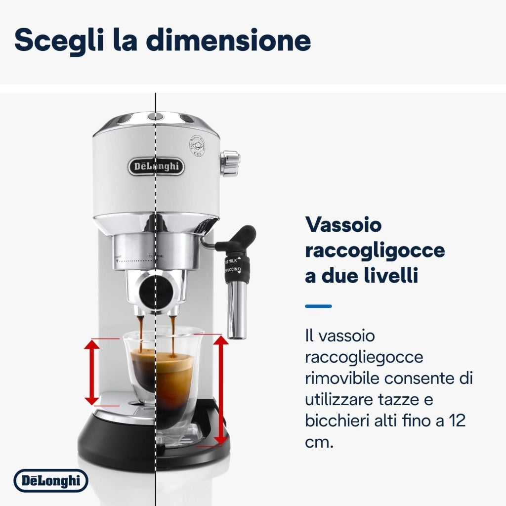 De’Longhi Dedica Style EC 685.W Automatica/Manuale Macchina per espresso 1,1 L