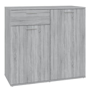 Credenza | Madia | Buffet da pranzo | Armadio da pranzo Grigio Sonoma 80x36x75 cm in Legno Multistrato