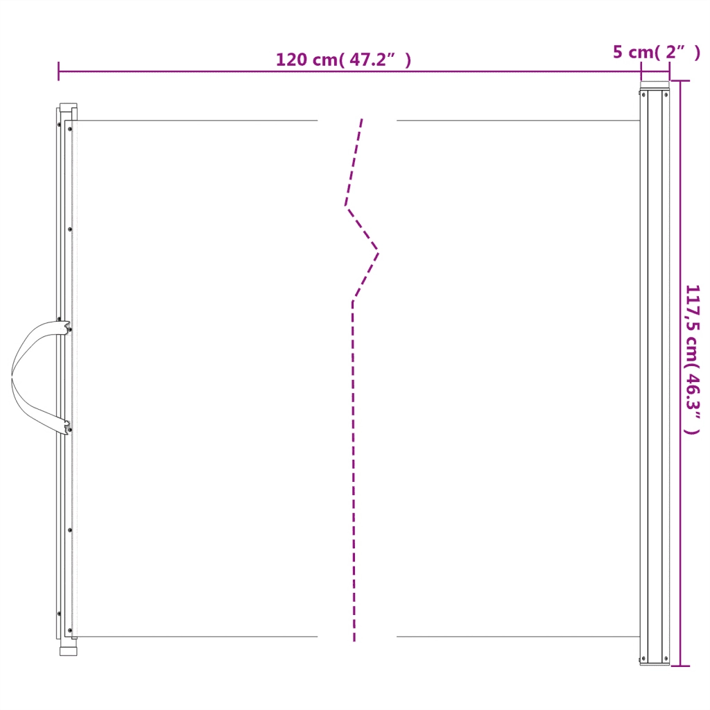 Cancelletto Retrattile per Animali Domestici Nero 117,5x125 cm
