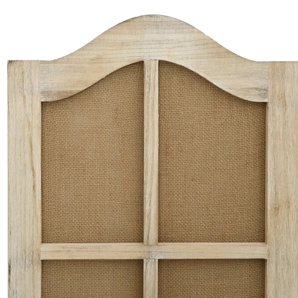 Divisorio a 4 Pannelli Marrone 140x165 cm in Tessuto cod mxl 69891