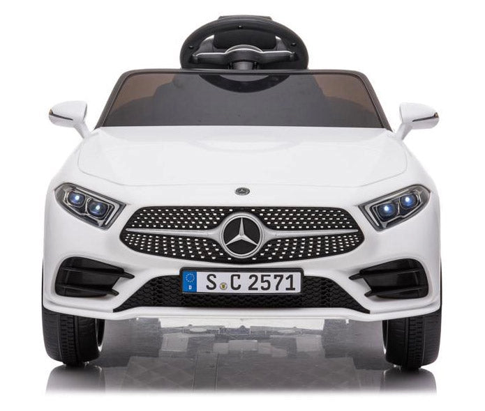 Macchina Elettrica per Bambini 12V con Licenza Mercedes CLS 350 AMG Bianca