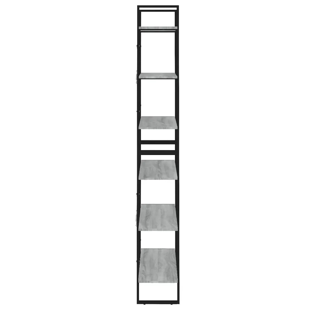Scaffale Alto Grigio Sonoma 80x30x210 cm in Legno Multistrato 821319