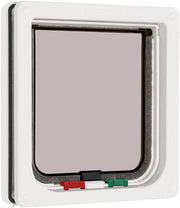 Porta gatti a 4 vie - Larghezza: 193 cm Altezza: 20 cm - Bianco - Confezione da 1 pezzo