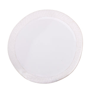 Set 2 Piatti in Ceramica Decorato Larghezza 34 cm