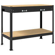 Banco da lavoro con cassetto Nero 114 x 54 x 91 cm CFW8945190