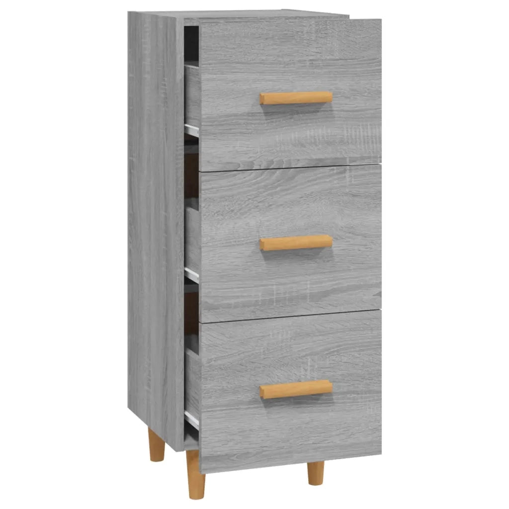 Credenza Grigio Sonoma 34,5x34x90 cm in Legno Multistrato cod mxl 25976