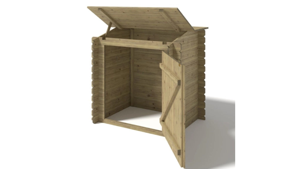 Armadietto da giardino per piscina per attrezzature 1.2x0.89 m H.1.13 m - Impregnato - SZA7 - ALTANKA