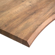 Top Tavolo Legno Canberra Noce Quadro Cm 80x80x4