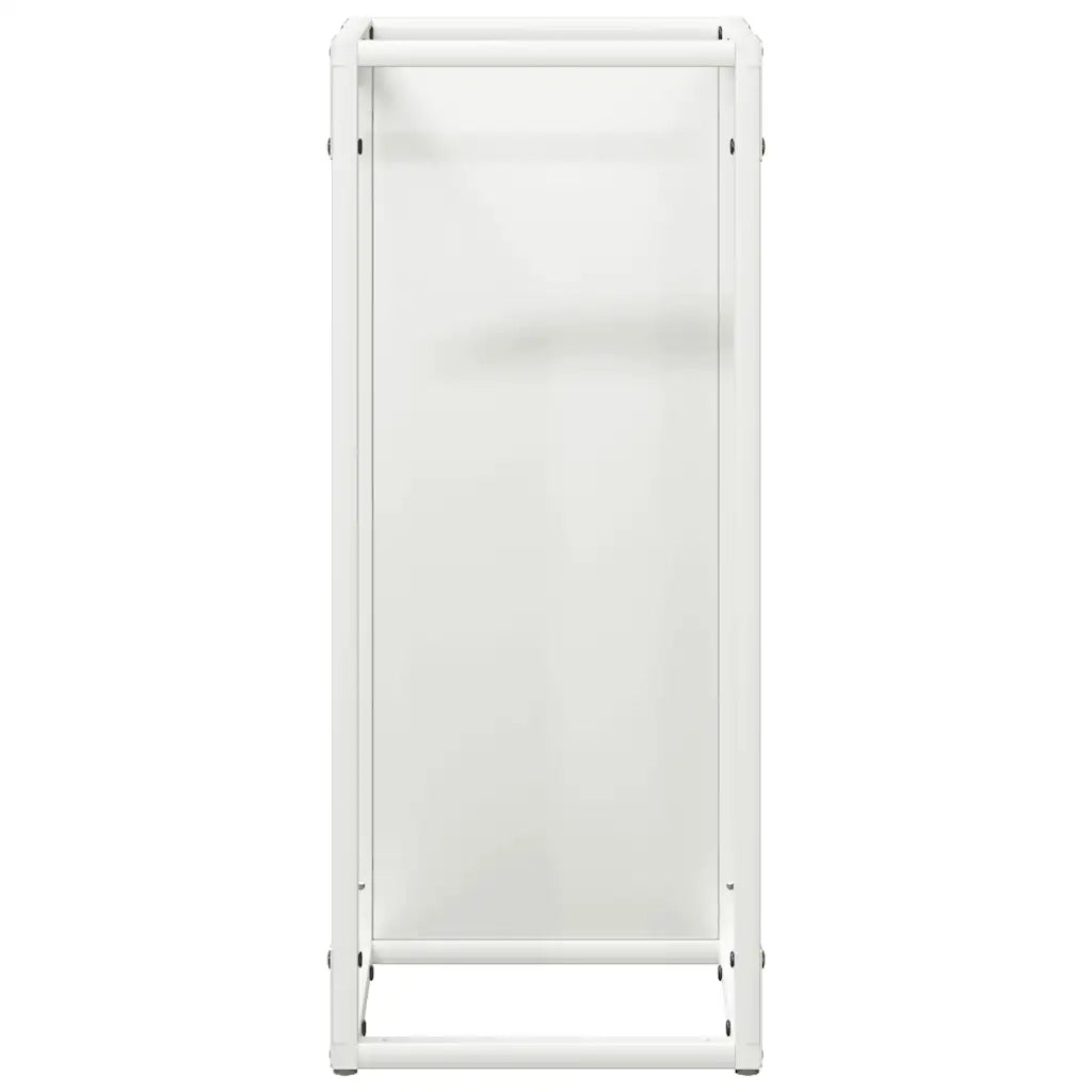 Rastrelliera per Legna da Ardere Bianca 25x25x60 cm CFW2392226