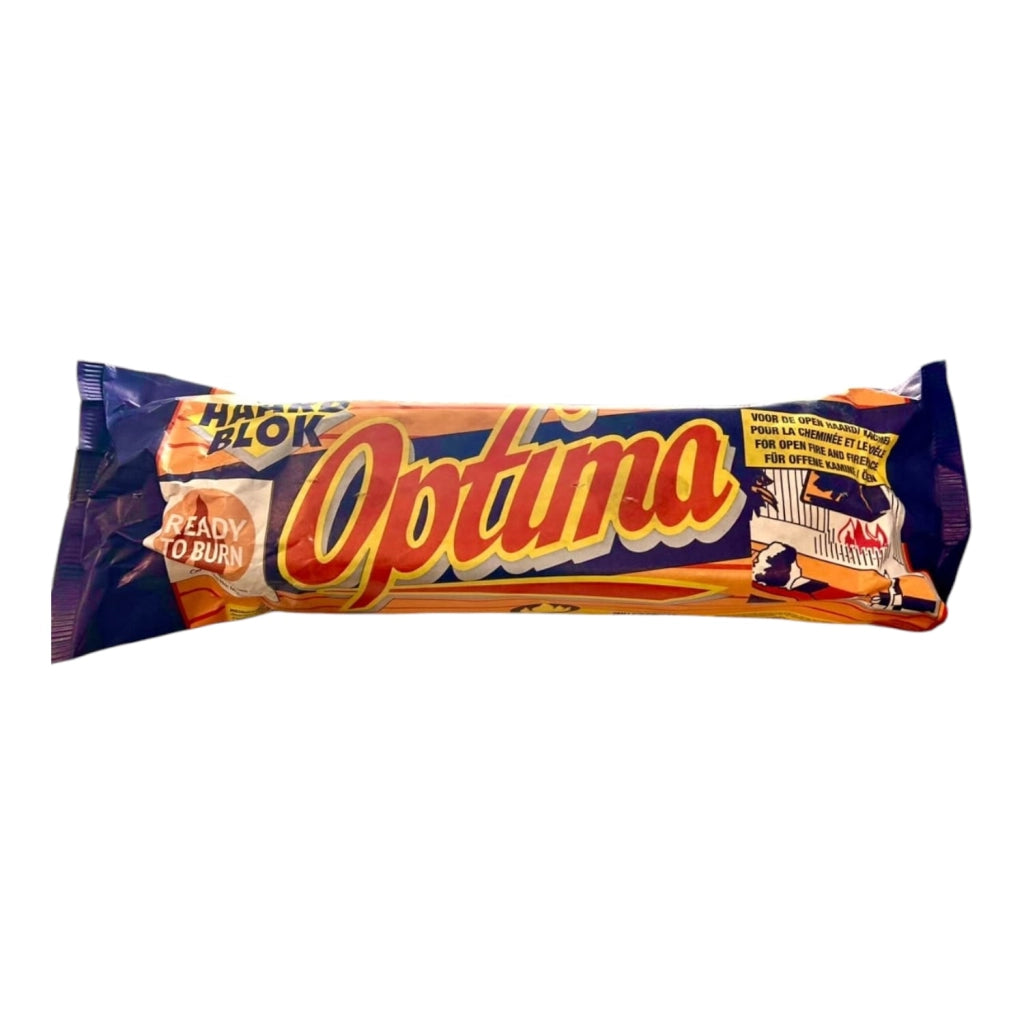 Tronchetto Accendifuoco Ecologico Optima 1,1 kg | Ceppo Legna per Camino e Stufa