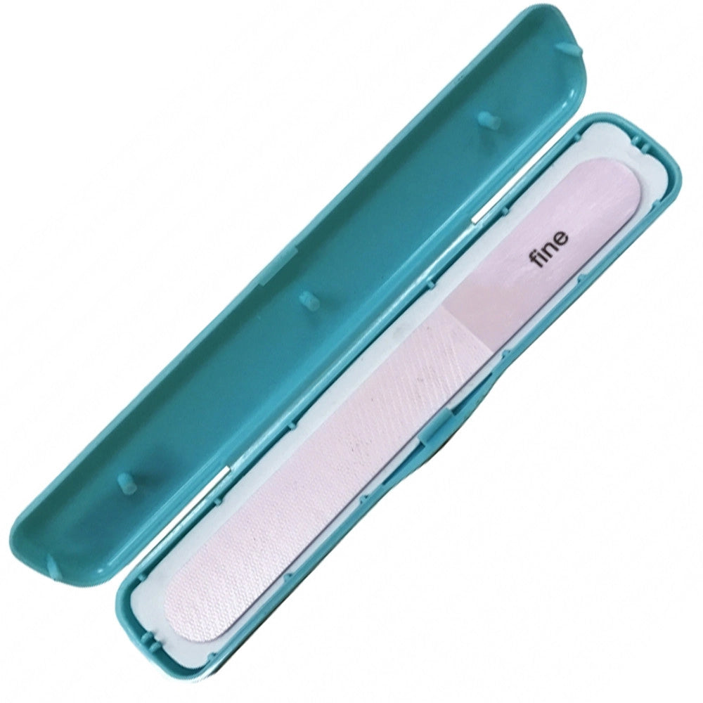 Trade Shop - Lima In Ceramica Per Unghie Grana Fine Vetro Per Ricostruzione Nail Art Gel -