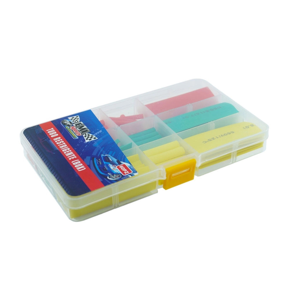 Trade Shop - Set 60 Guaine Guaina Termorestringente Termoretraibile Termoretrattile Assortite -