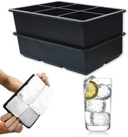 Bacchi da gelato in silicone con coperchio - Forme per gelato e cubetti di frutta - BPA libero - Flessibile - Per bevande e cubetti di frutta - Modello: IJsblokjesbak Groot