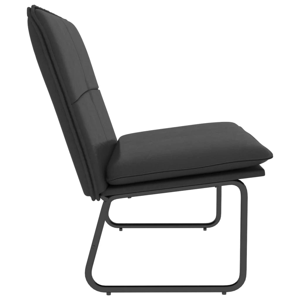 Panca 100 x 75 x 76 cm in similpelle nera 02_0010614