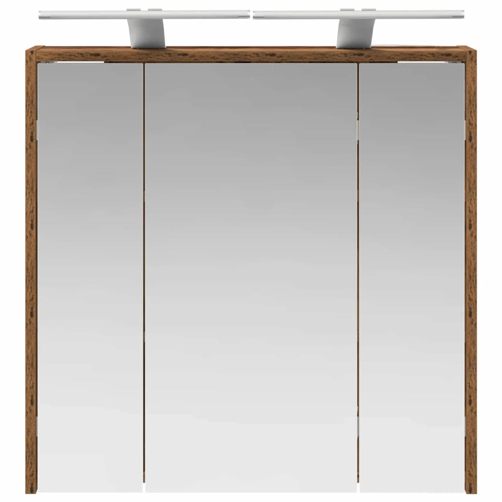 Mobiletto per specchio da bagno Legno vecchio