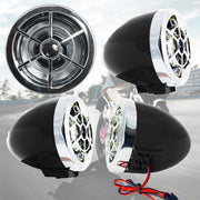 Trade Shop - Casse Altoparlanti Sirena Per Auto Moto Scooter Bluetooth 20w Antifurto Allarme -