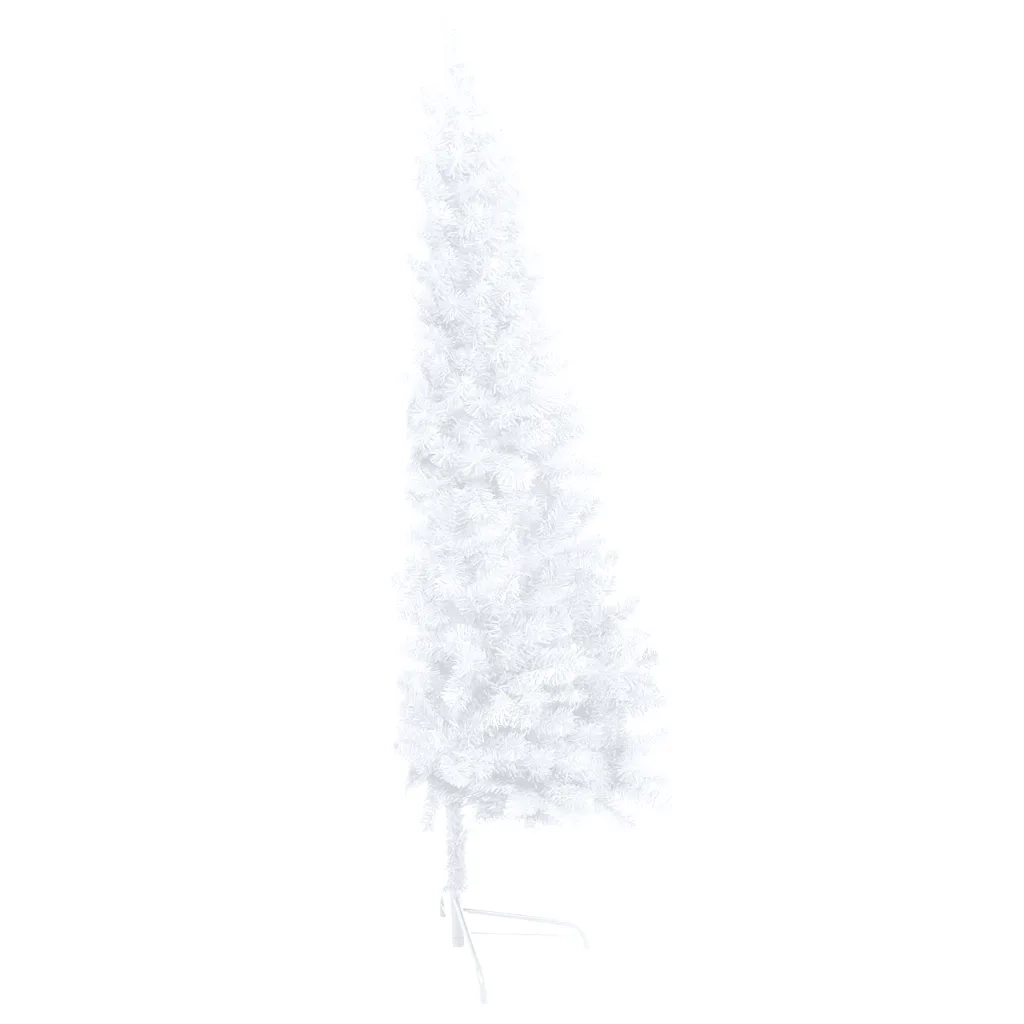 Set Albero Natale Artificiale a MetÃ  LED Palline Bianco 150cm  cod mxl 26950
