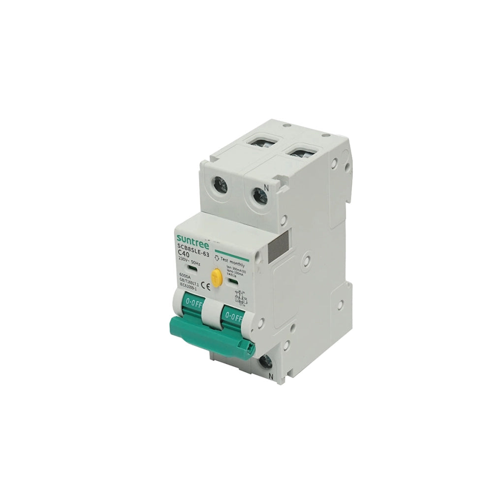 Interruttore automatico tipo 1+N, 40A 400VAC Suntree