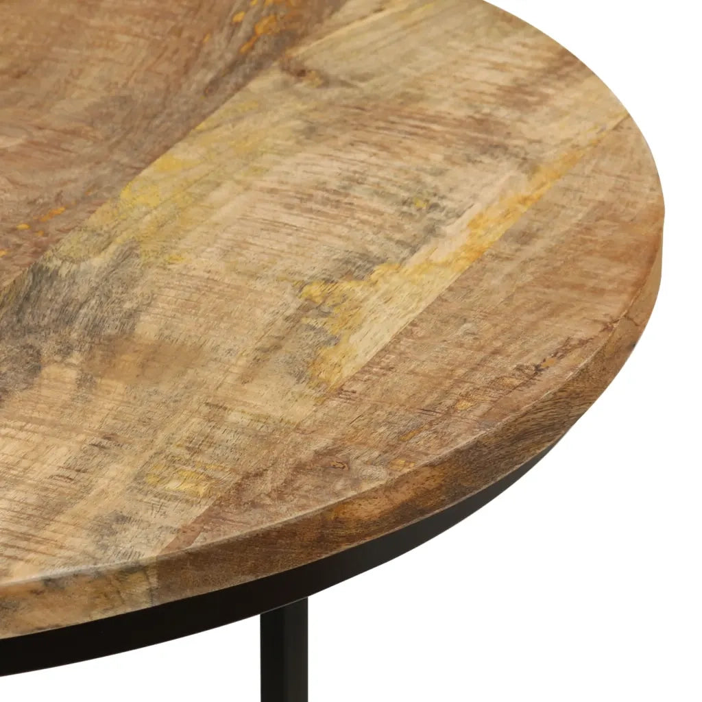 Tavolini Impilabili 3 pz in Legno di Mango Grezzo cod mxl 29759