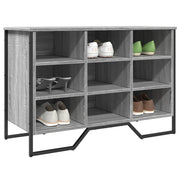 Scarpiera-Scaffale per scarpe Grigio Sonoma 90x38x61,5 cm in Truciolato