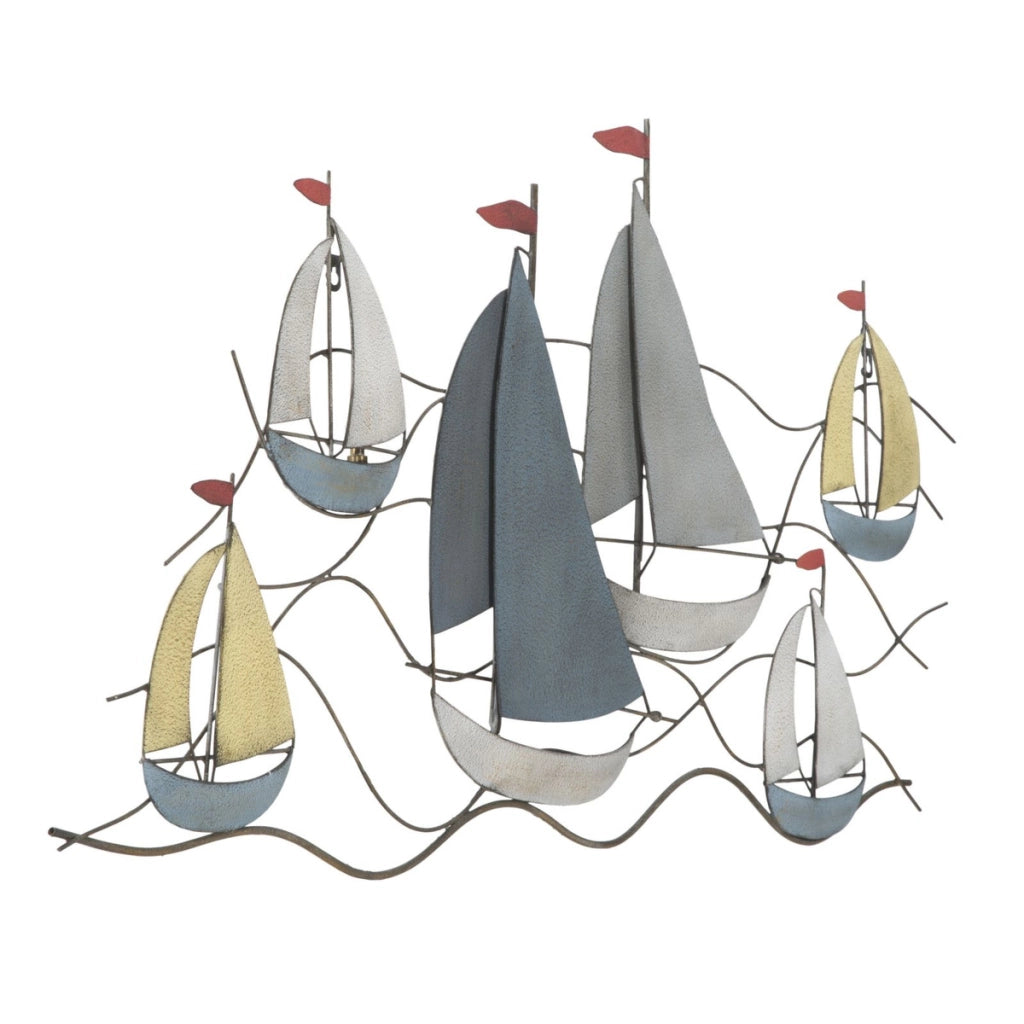 Pannello da muro Sea in ferro multicolore 114,5x62,5 cm