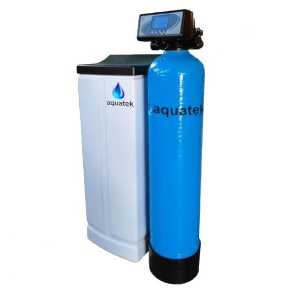 Addolcitore Acqua WAVE LCD 40L  Doppio Corpo con Valvola F79B-LCD, Resine Incluse, per 114 Persone