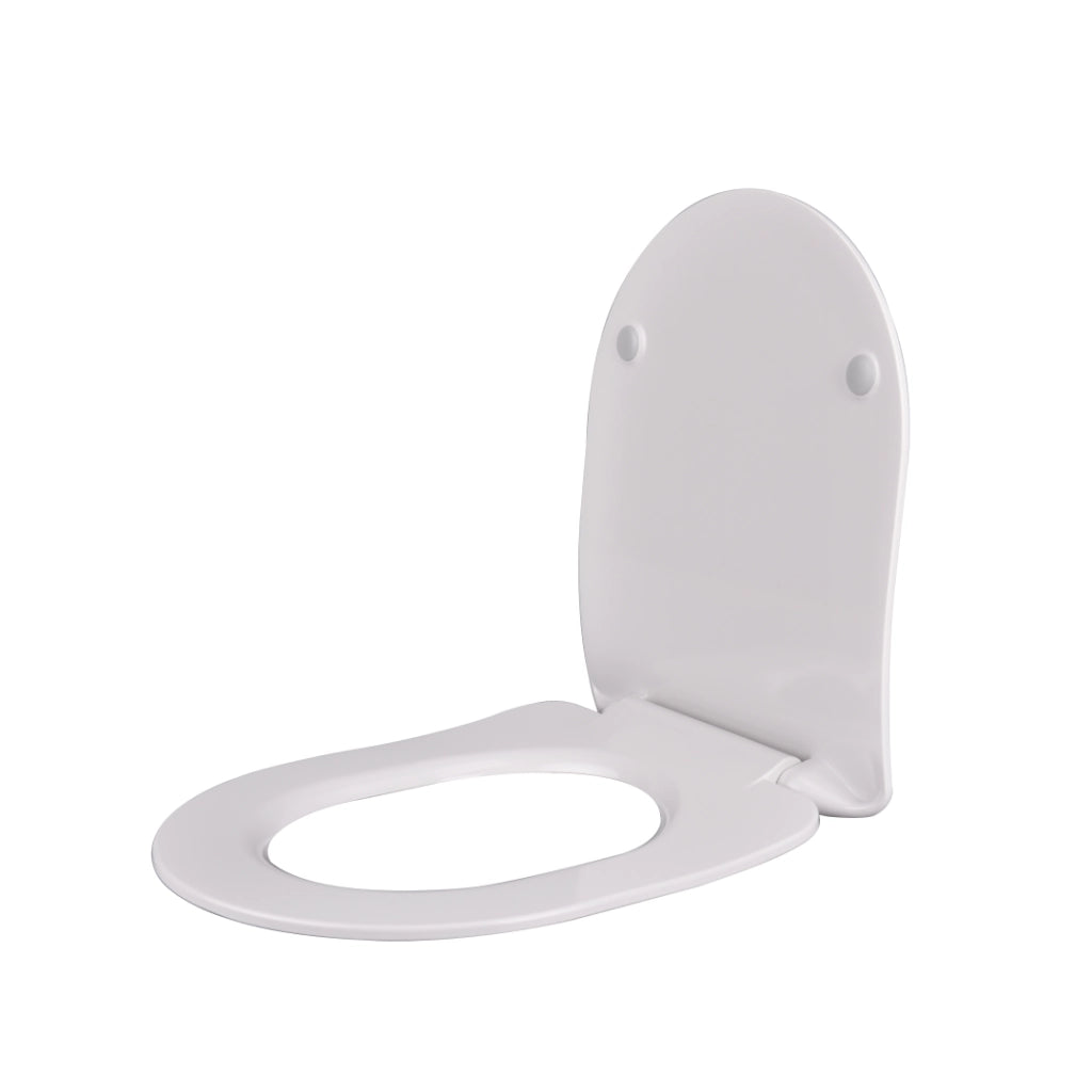 Sedile wc ammortizzato bianco lucido