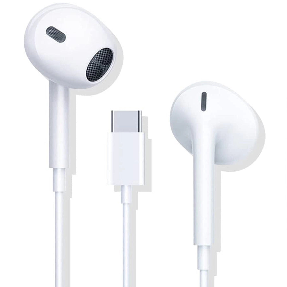 Trade Shop - Auricolari Cuffie In-ear Stereo Vivavoce Con Presa Type-c Per Smartphone Q-rs8 -