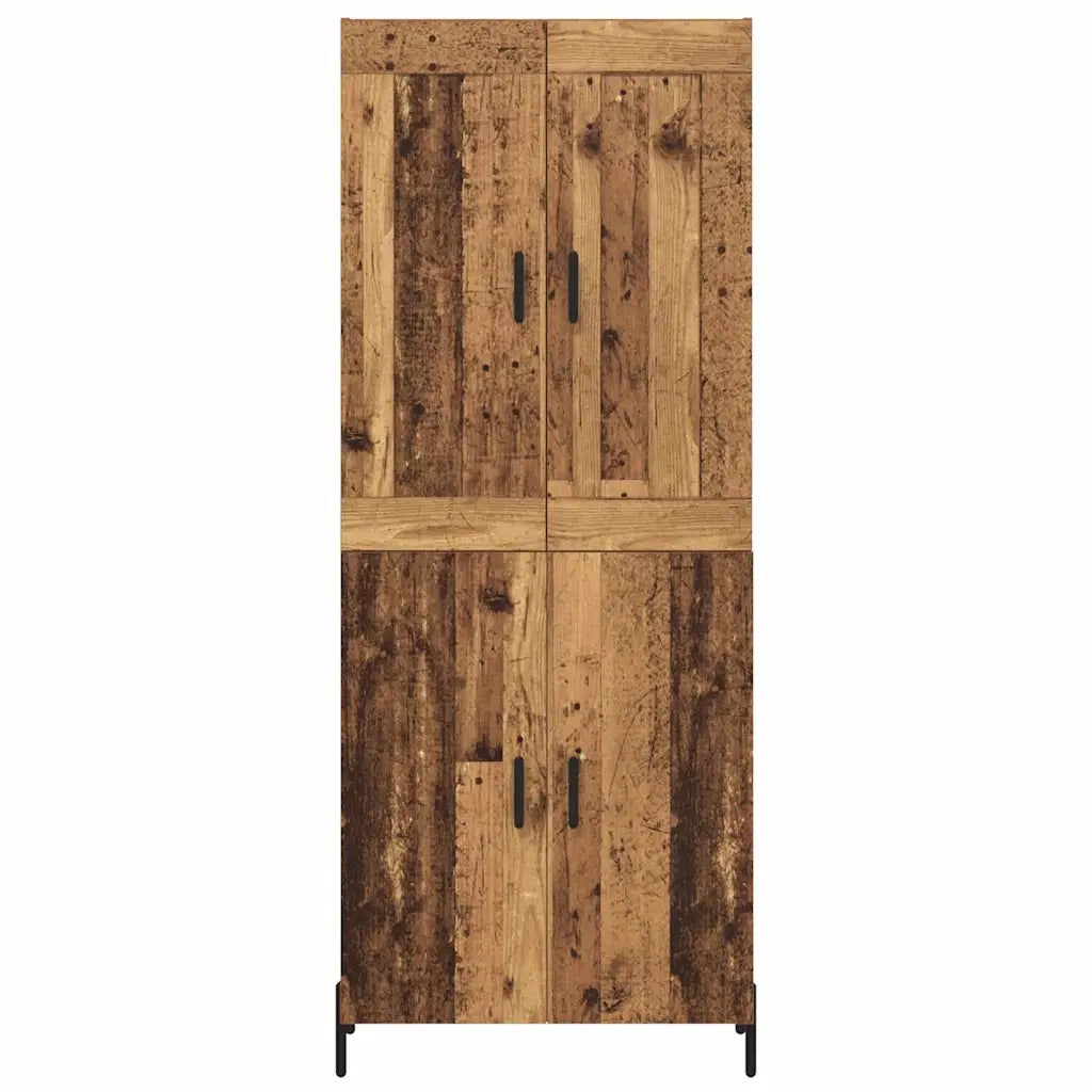 Credenza 2 pz | Madia | Buffet da pranzo | Armadio da pranzo Legno vecchio Legno multistrato