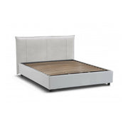 Letto Matrimoniale Akasha, Letto Matrimoniale Sfoderabile Made in Italy, Bianco
